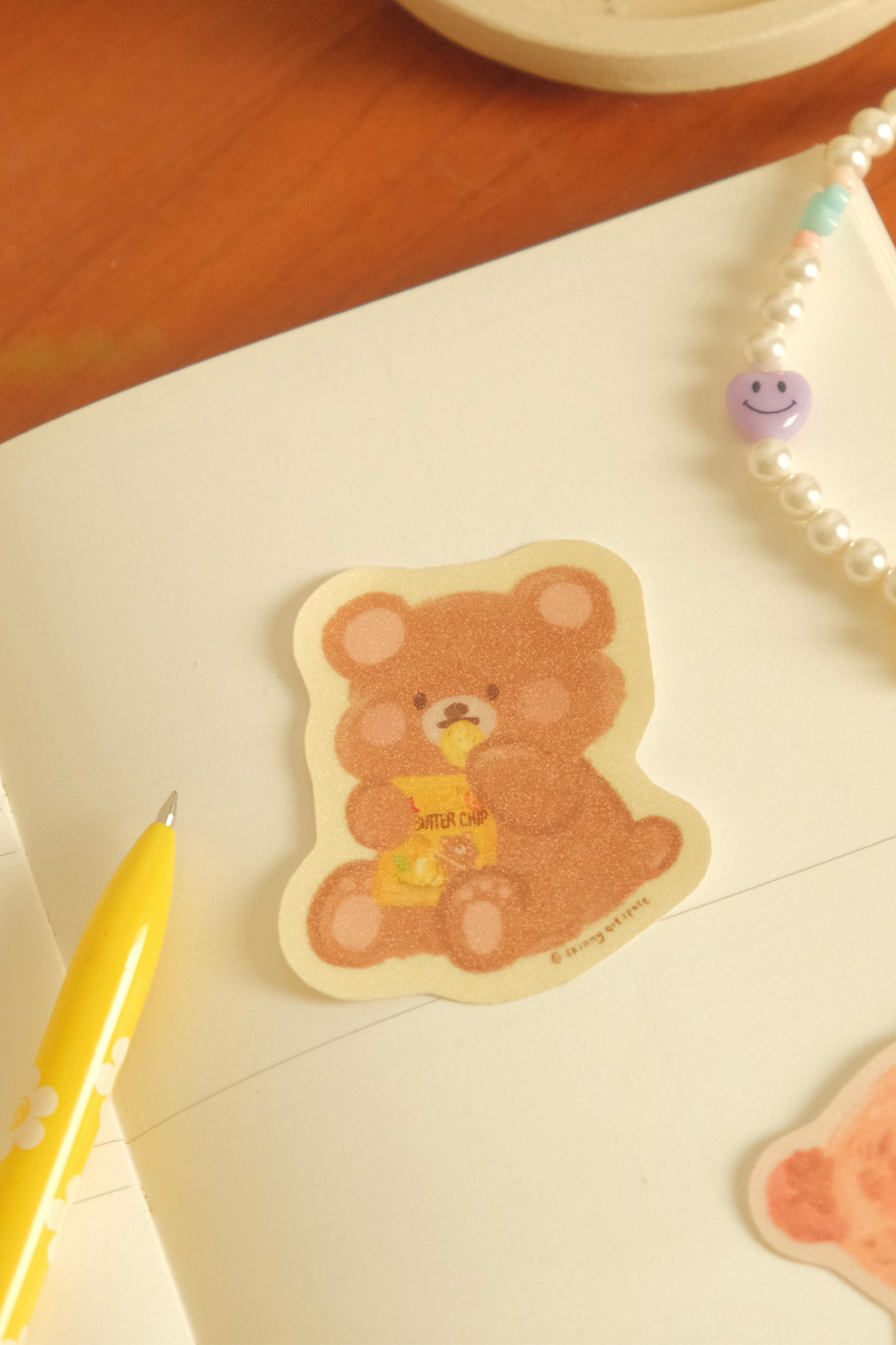 Always Hungry Teddy Sticker