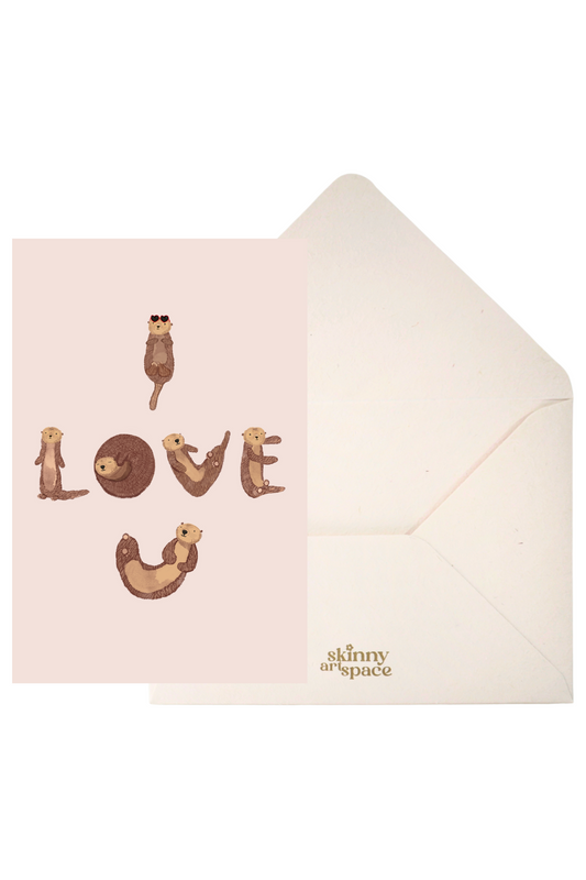 I Love U  Card