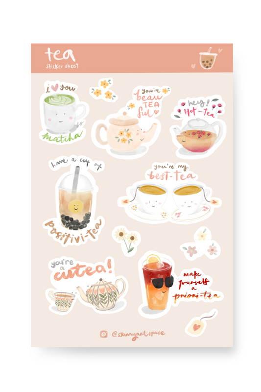Tea Sticker Sheet