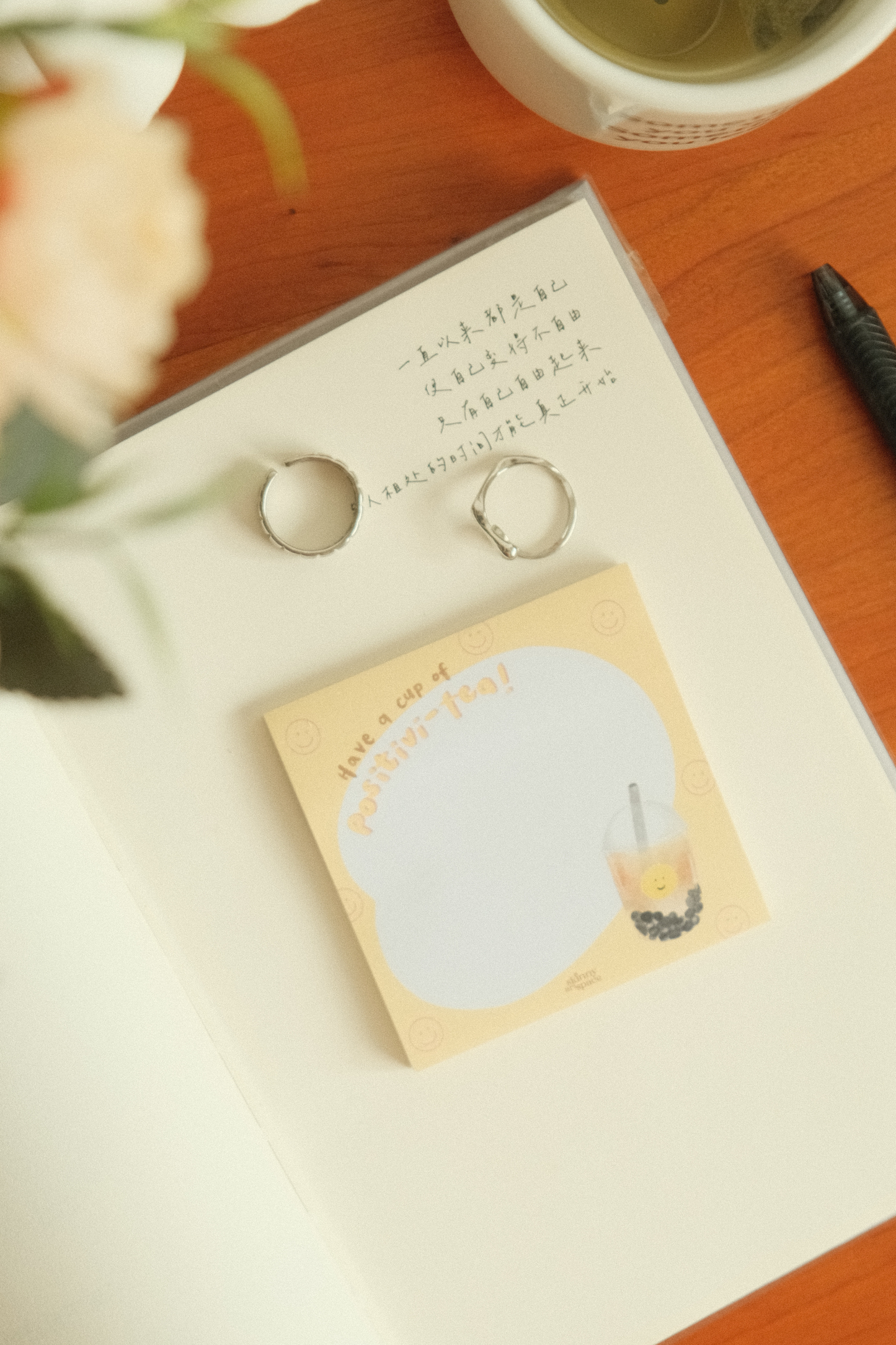 Have A Cup of Positivi-tea! Sticky Notes