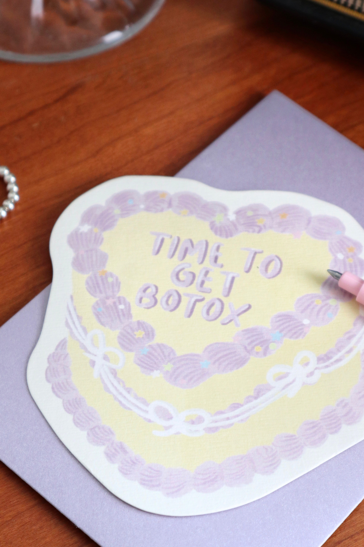 Time To Get Botox Birthday Card