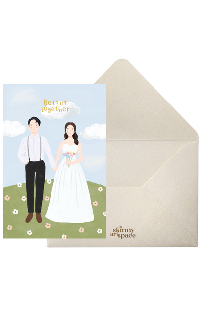 Better Together (Beautiful in White) Card