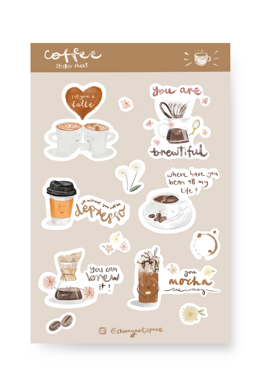 Coffee Sticker Sheet